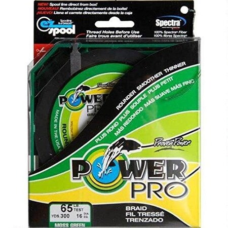 Power Pro Spectra Braided Fishing Line 8Lb 150Yd Green 21100080150E